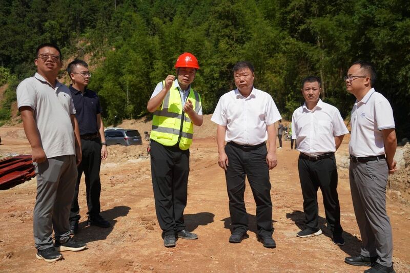 区委书记张广晖到江湾镇调研重点项目建设和特色产业发展情况