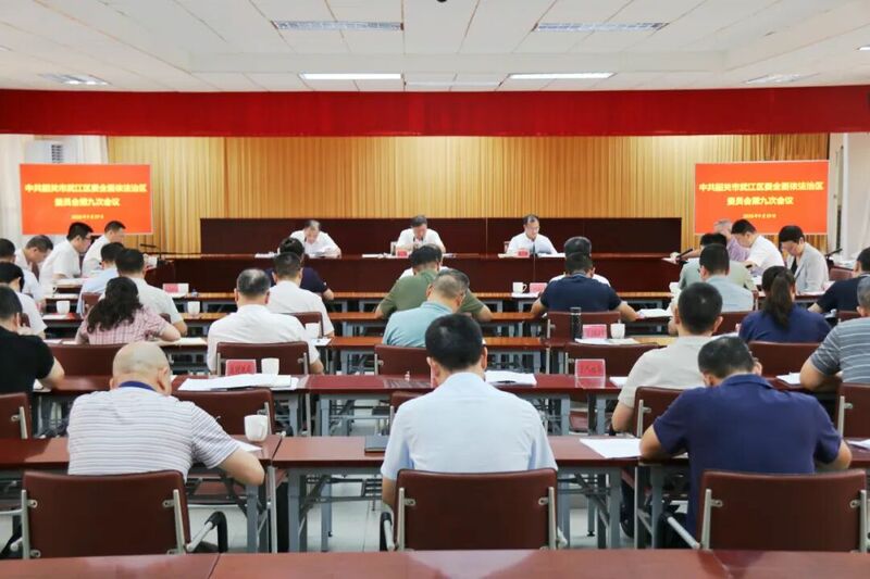 武江区召开区委依法治区委员会第九次会议