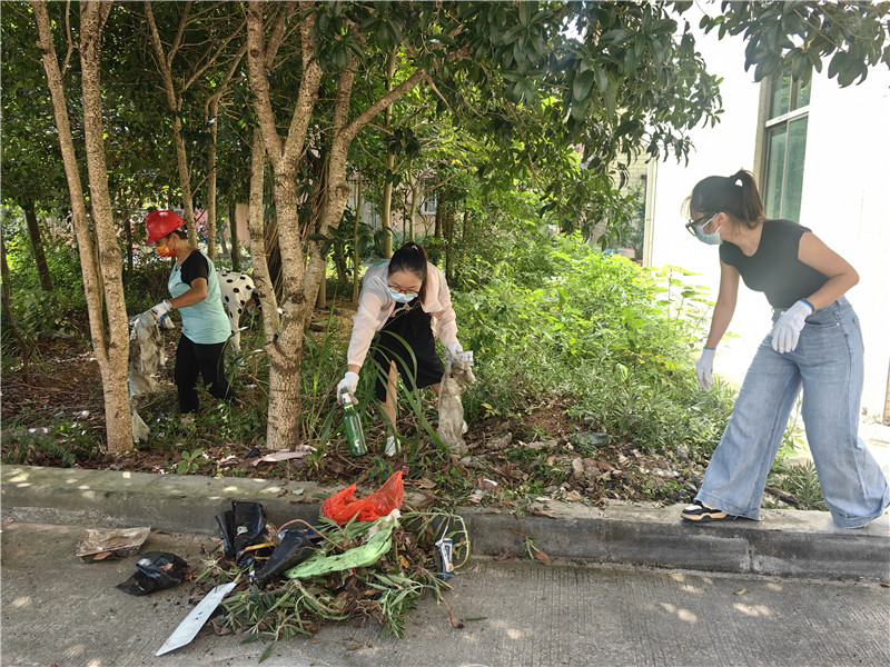 西河镇党员干部清理杂物.jpg