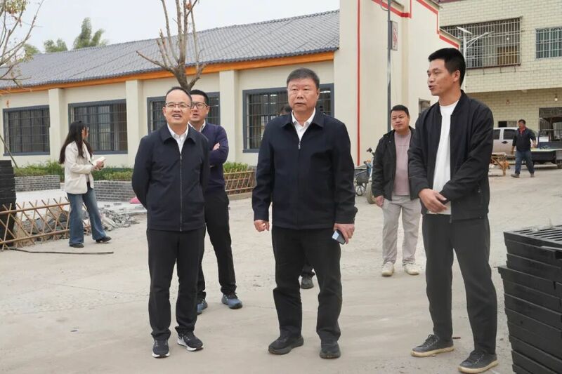 区委书记张广晖到龙归镇调研督导典型村项目建设进展情况