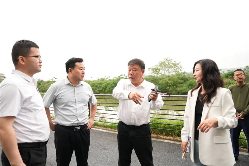 区委书记张广晖到重阳镇调研重点项目推进情况