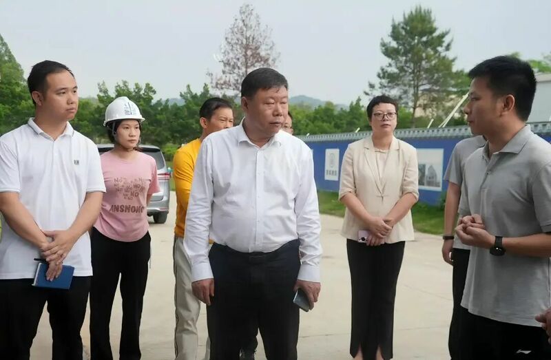 区委书记张广晖调研重点项目建设