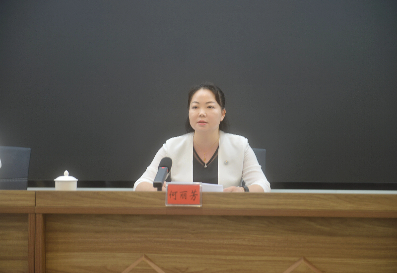 区政府党组成员、副区长何丽芳出席会议并讲话.jpg