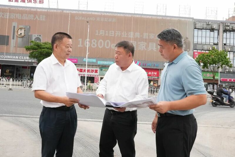 区委书记张广晖调研重点项目建设推进情况
