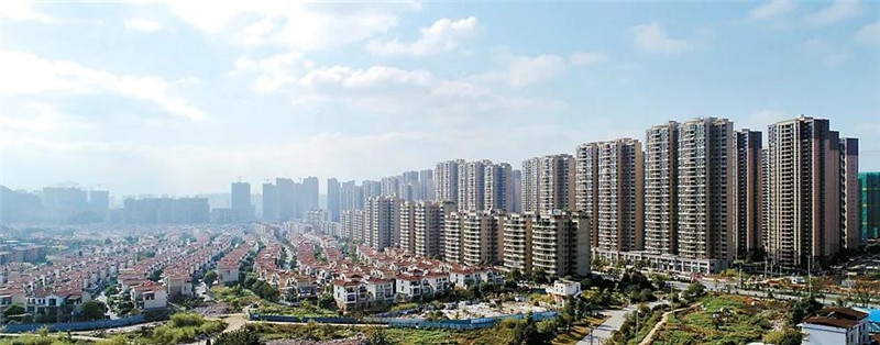 航拍看芙蓉新城就两个字震撼